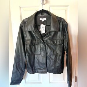 NWT And Now This women’s faux leather jacket